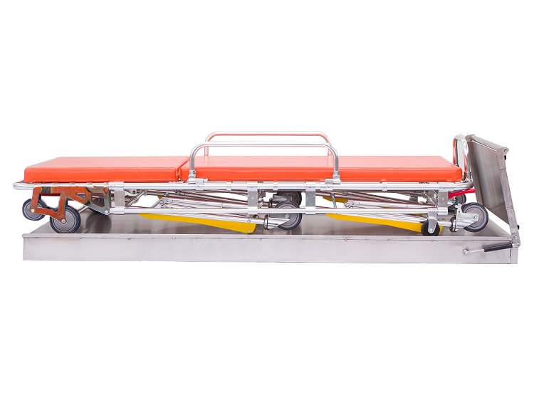 Wholesale Price Hospital Emergency Trolley Stainless Steel Ambulance Stretcher Base manufacture