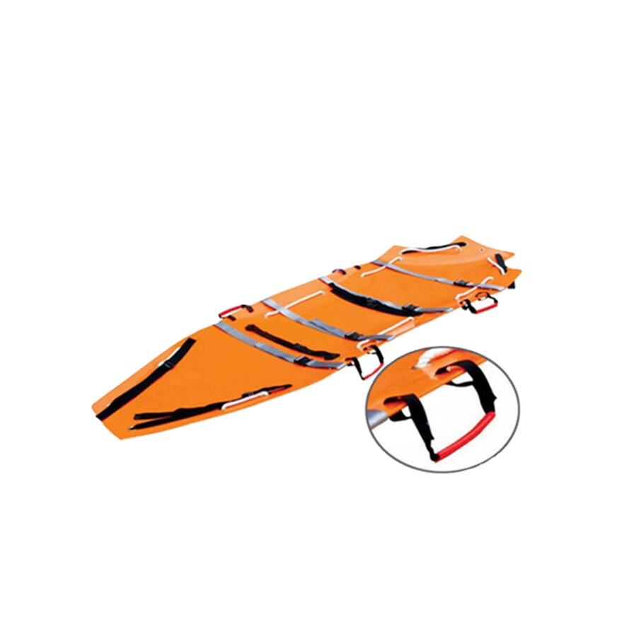 Wholesale Soft Plastic Eva Hospital Patient Transport Folding Multifunctional Rescue Stretcher manufacture