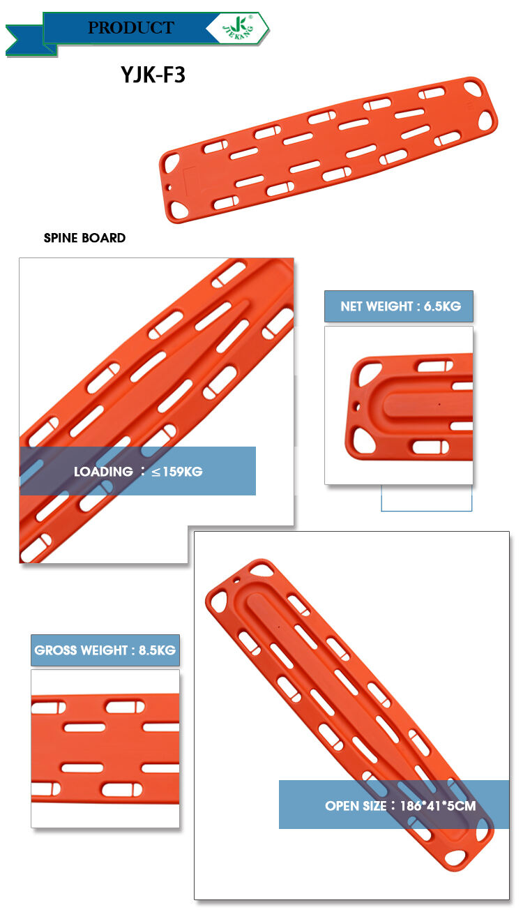 Professional Water Floating Emergency Rescue First Aid Spine Board Stretcher For Sale manufacture