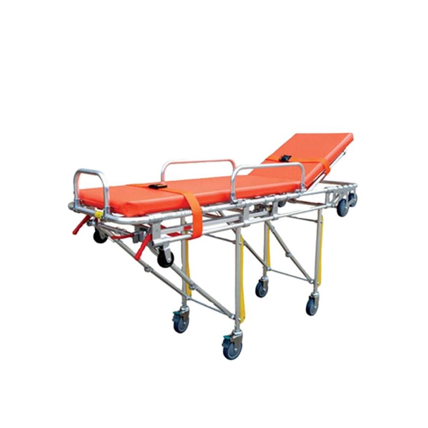 Adjustable Size Medical Hospital Patient Transport Emergency Folding Ambulance Stretcher details