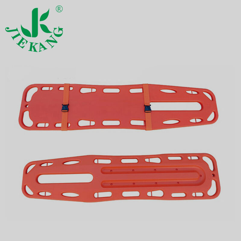 Hot Sale High Strength Easy Carrying Ambulance Emergency Rescue Plastic Spine Board details