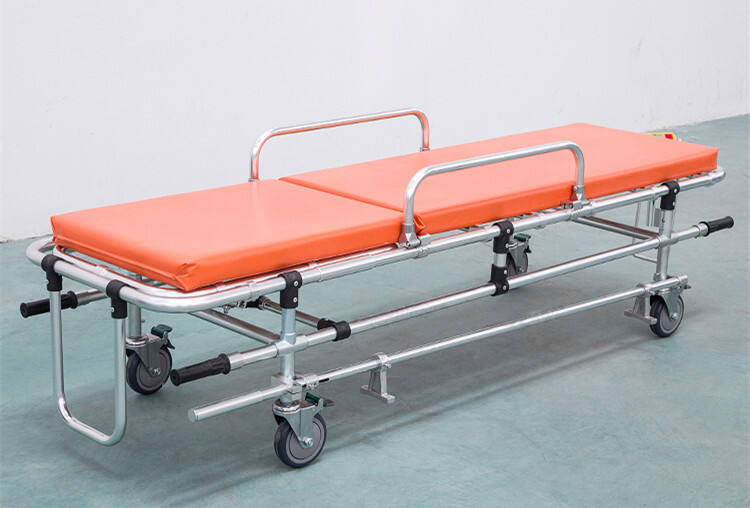 Emergency  medical stretcher Custom factory price orange folding ambulance stretcher for sale supplier