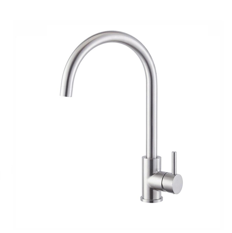 Hot Sale   brass  SUS 304 Hot and Cold Mixer Tap   360 degree rotating kitchen faucet Mixer tap factory