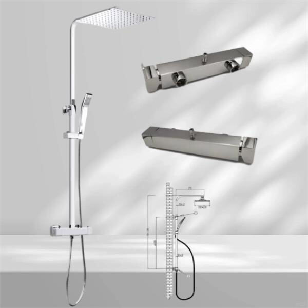 Enjoy a spa-like experience at home with a rain shower thermostatic shower head