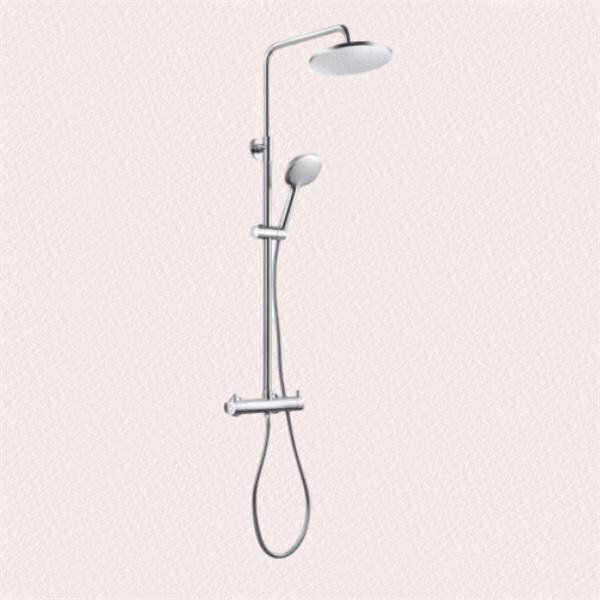 Experience the convenience of a concealed shower with a detachable handse