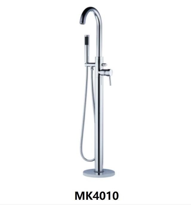 Bathroom floor mounted bathtub faucet Mixer Shower OEM Brass freestanding bath mixer tap manufacture