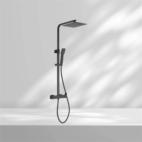 Say goodbye to cold or scalding water with a temperature controlled shower mixer
