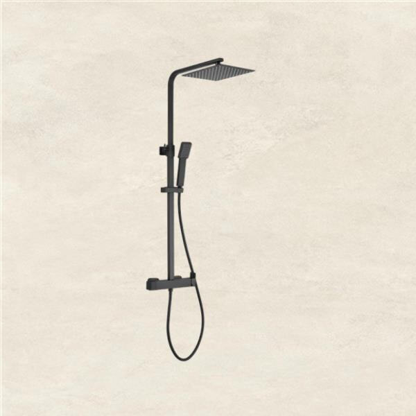 Enjoy a relaxing and safe shower with the thermostatic bath filler shower se