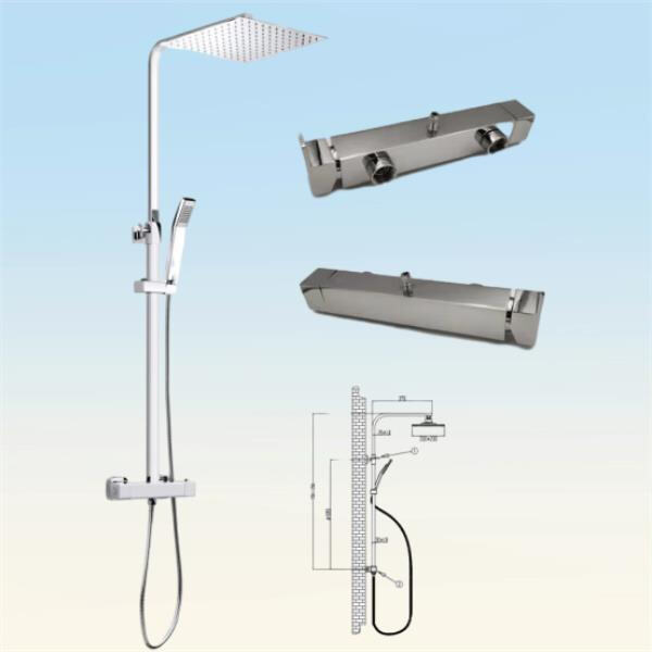 Experience luxury and convenience with a thermostatic shower se