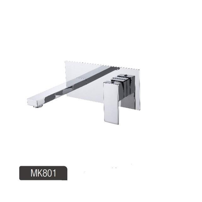 Hot Sale  Matte Black  Chromed finish brass  Concealed  Hot and Cold   Basin faucet Mixer tap supplier