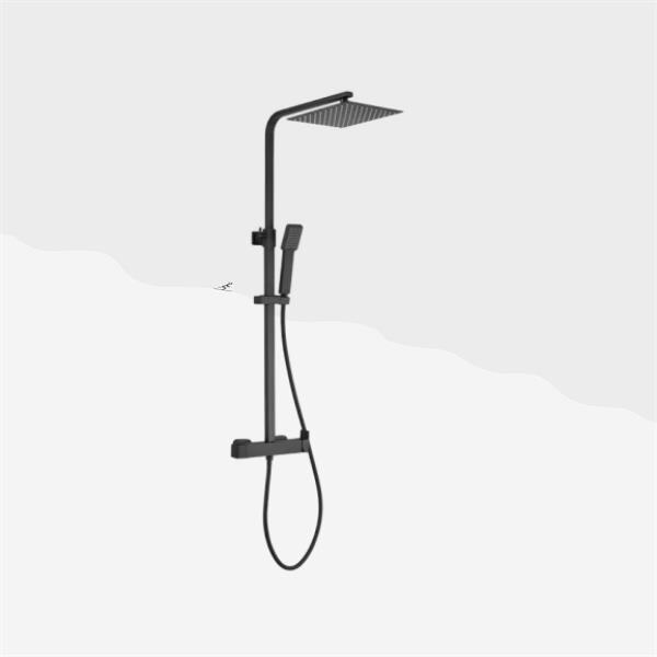 Keep water temperature consistent with dual thermostatic shower system