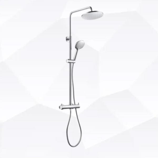 Upgrade your bathroom with a thermostatic complete shower system for ultimate convenience