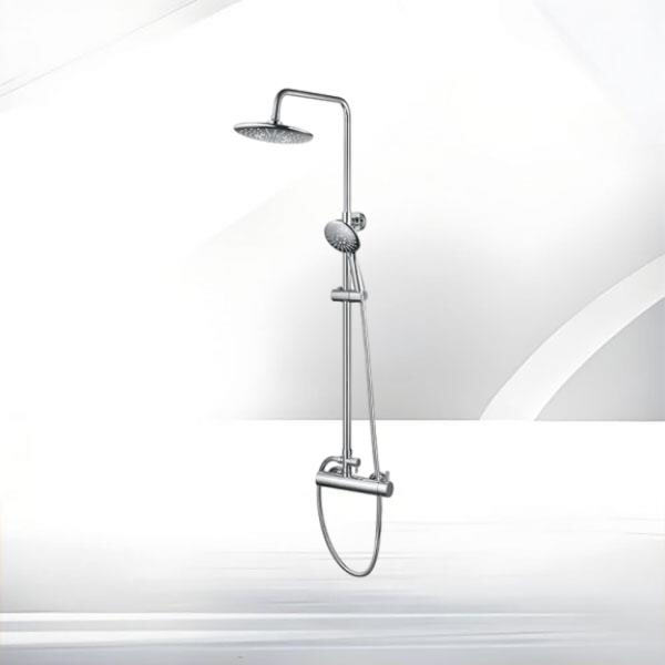 Experience ultimate comfort and control in the shower with a thermostatic bath mixer tap shower valve