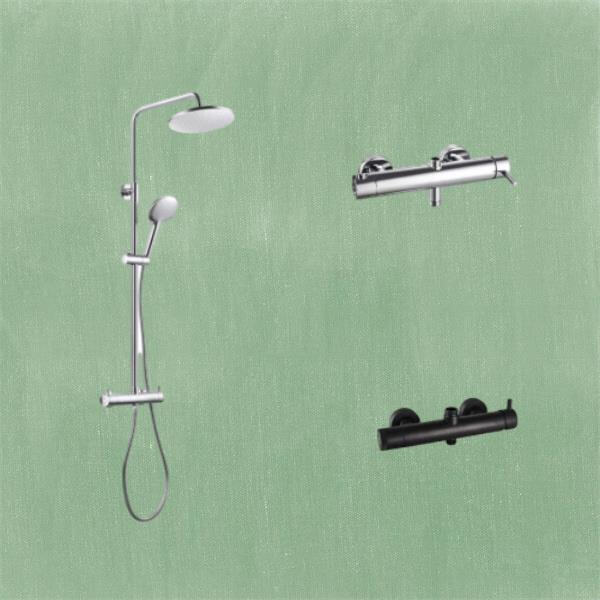 Effortlessly maintain your desired temperature with a thermostatic mixer shower