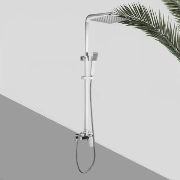 Enjoy the convenience of a shower and bath faucet in one se
