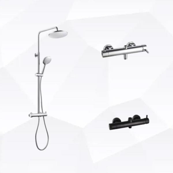 Unveiling the beauty of hidden shower fixtures