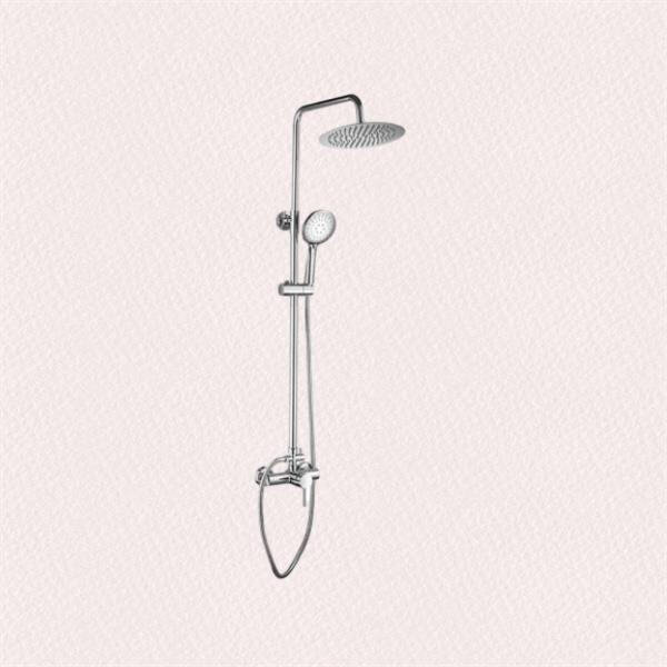 Add a touch of sophistication to your bathroom decor with a gold bath shower mixer.