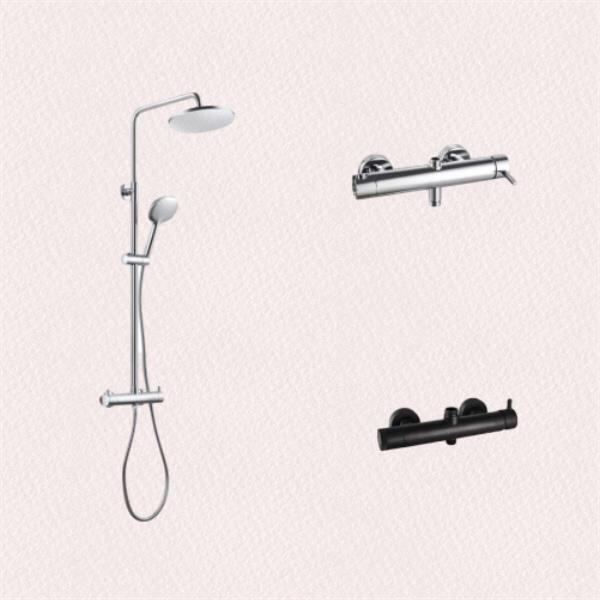 Enjoy a spa-like experience at home with Dolphin's thermostatic shower