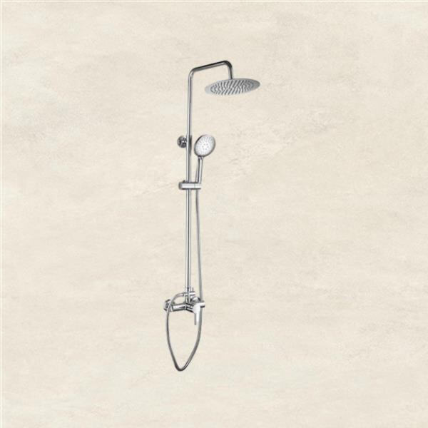 Enhance Your Shower Experience with a Sleek Brushed Nickel Thermostatic System