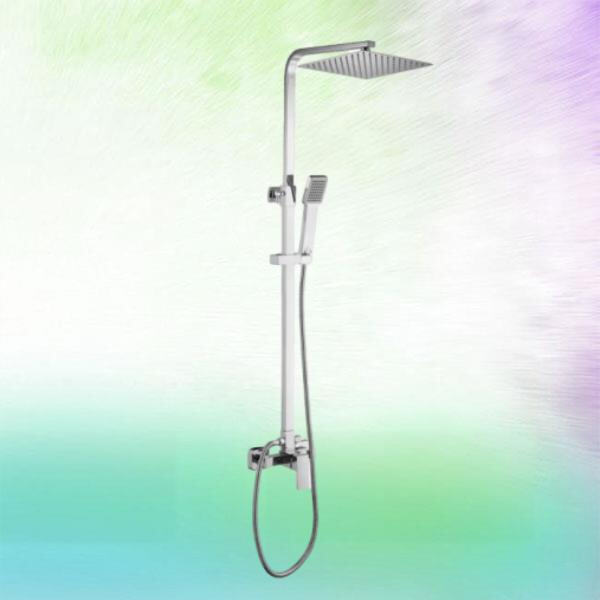 Effortlessly upgrade your bathroom with a convenient deck mounted thermostatic shower.