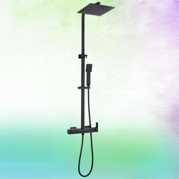 Space-saving design meets functionality in a 4 way shower mixer