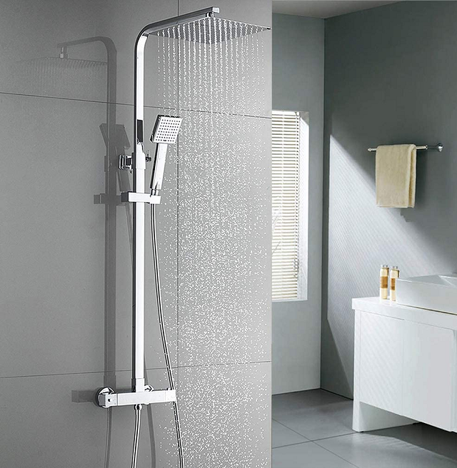 Wall Mounted High Quality Shower Mixer Column  Bathroom Thermostatic system factory