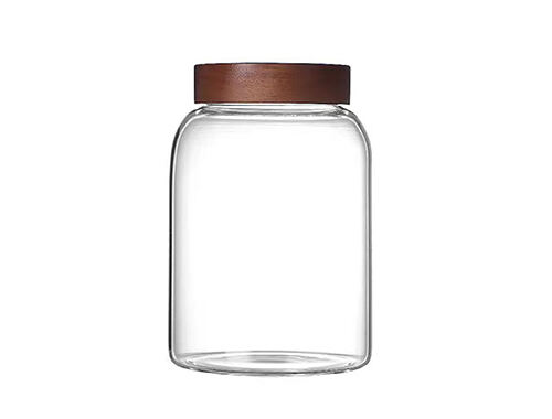 Transparent glass large capacity storage tank, kitchen food storage can be customized