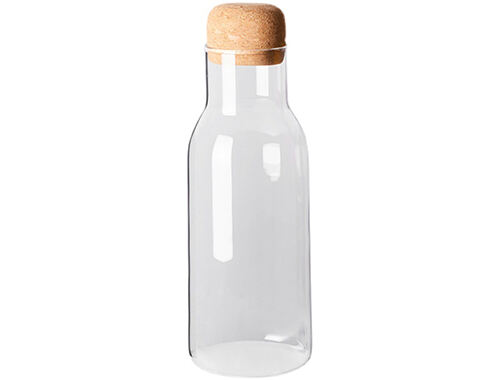 Cork stopper transparent glass storage tank, high borosilicate glass can be customized