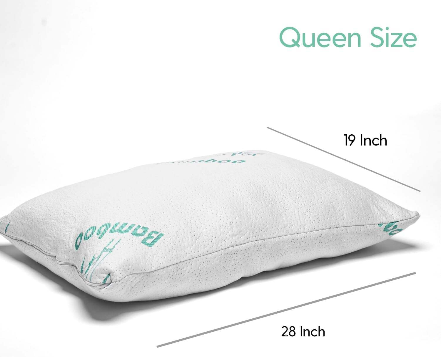 bamboo fiber orthopedic pillow 100% shredded memory foam pillow for bed hotel washable and removable cover details