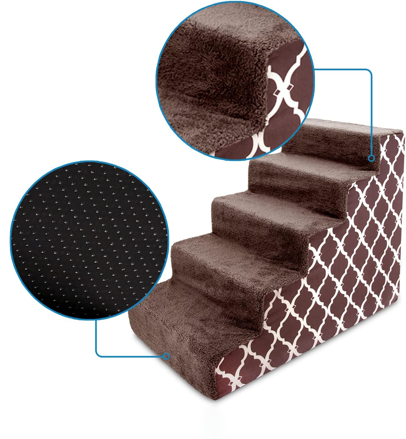 New Multi-Function Portable Memory Foam Pet Stair Steps for Small Dogs and Cats supplier