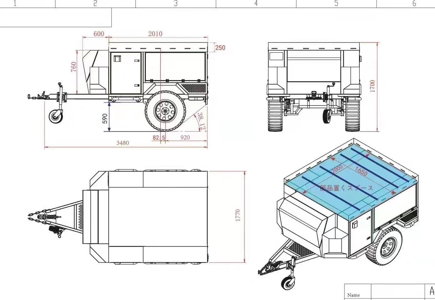 Hot selling travel trailer camper rv offroad caravan mobile home supplier