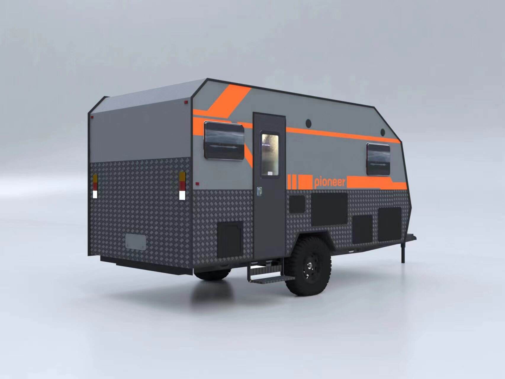 ODM Off Road RV Wohnmobil Wohnmobil Wohnwagen Wohnwagen mit Toilette zum Verkauf Fabrik