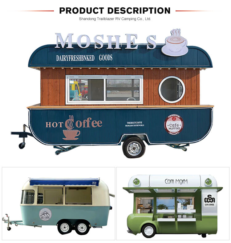 Food Truck EC Type Approval - Mobile Catering Trailers Burger Van Coffee Bar Food Truck manufacture