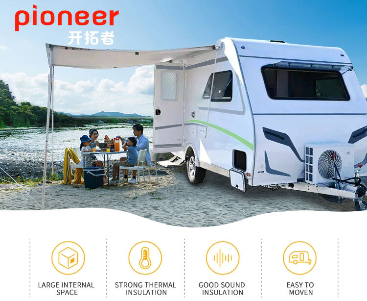 2024 Factory Direct Sales Lightweight Aluminum New Off-road Camping Towing Trailer Rv Camper Trailer Offroad Camper factory