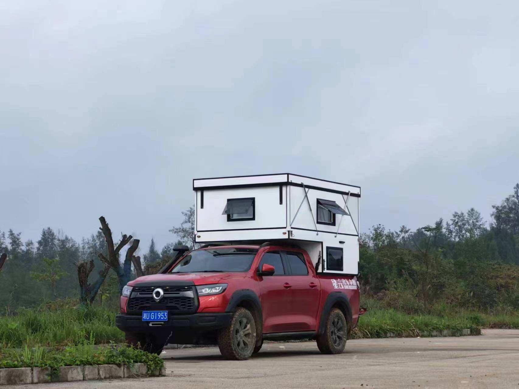 OEM Pickup Camper RV Caravan مصمم لأي تفاصيل أحجام شاحنة صغيرة