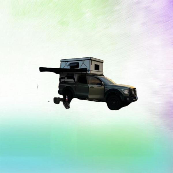 Spacious interior with modern amenities for a comfortable camping experience