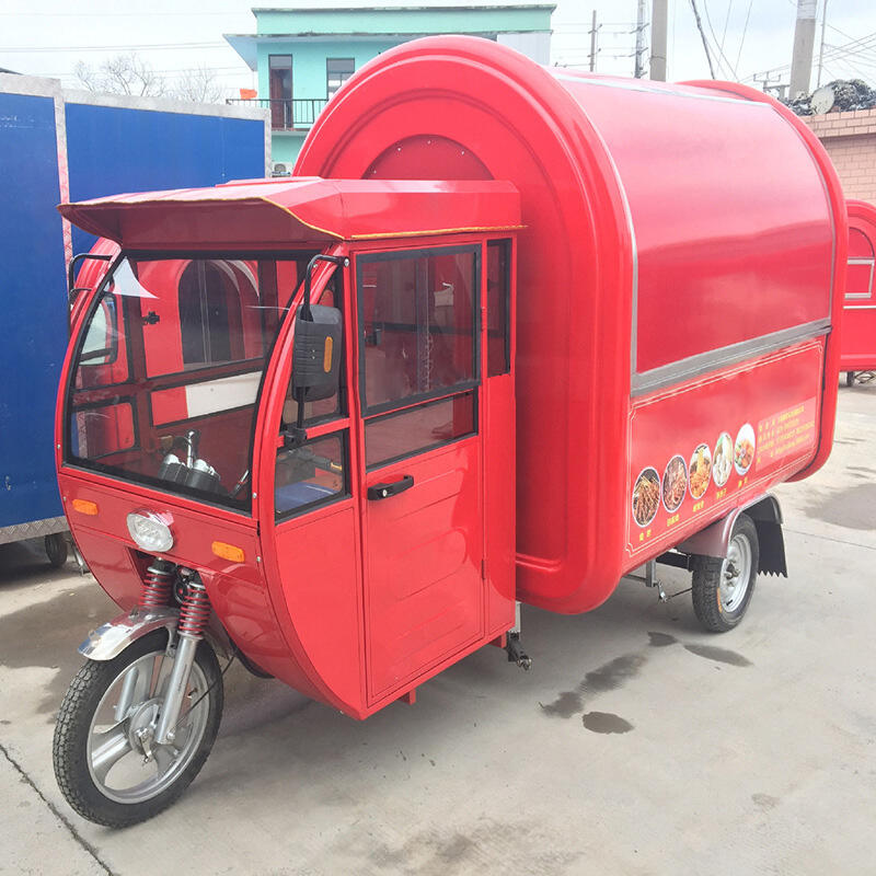 2023 hot selling factory outlet multipurpose mobile electric fast food snack beverage drinks tricycle pedicab three-wheeler supplier