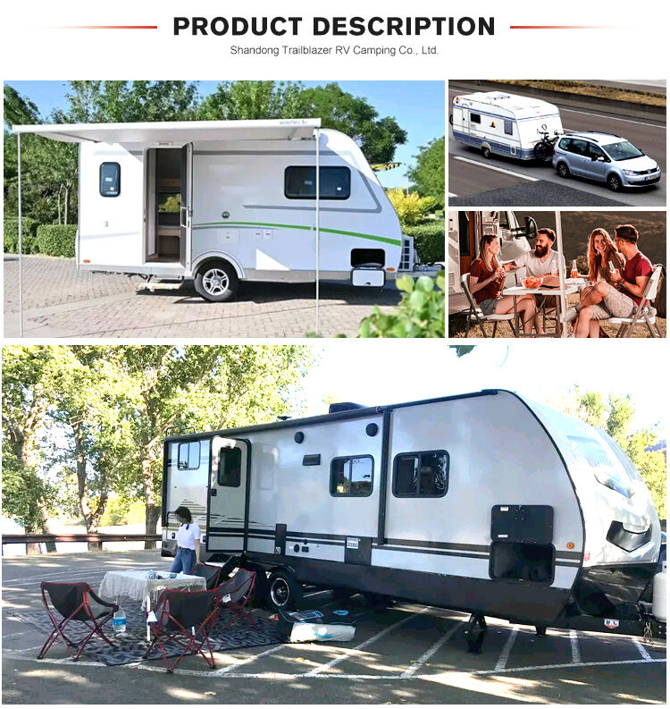 2024 Compact Fully-Equipped Kitchen Camper Trailer New Manufactured Truck RV Camping Use for Travel supplier