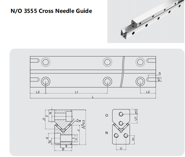 Cross roller rail N/O supplier