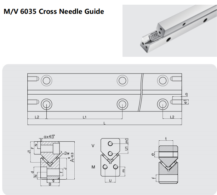 Cross rail M/V supplier