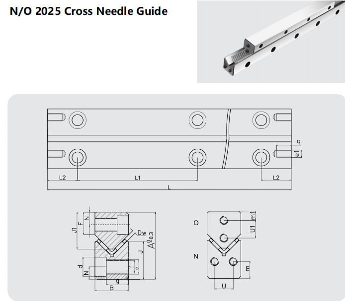 Cross roller rail N/O supplier