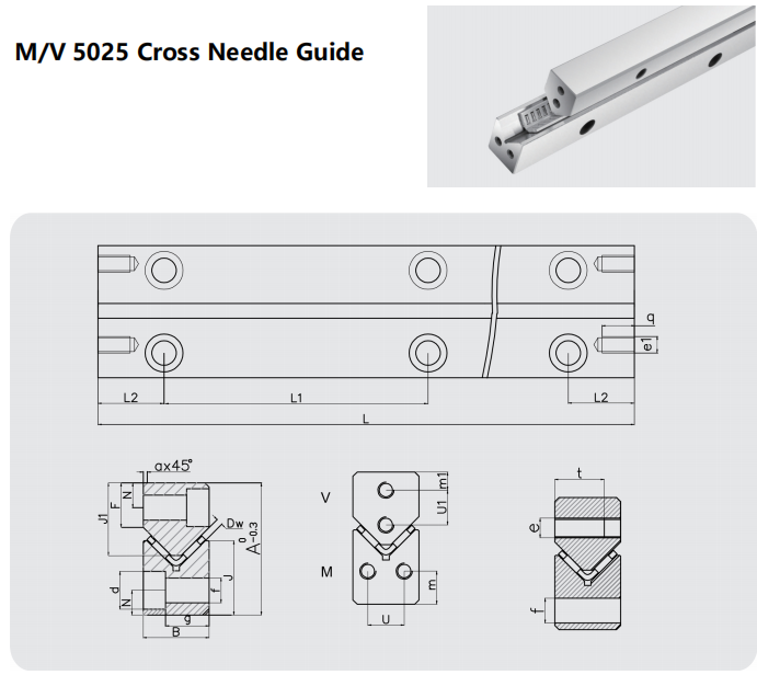 Cross rail M/V supplier