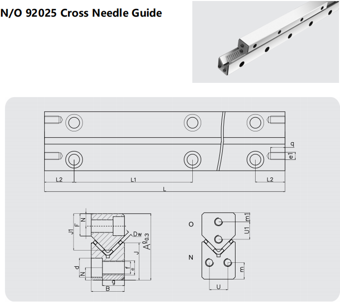 Cross roller rail N/O supplier