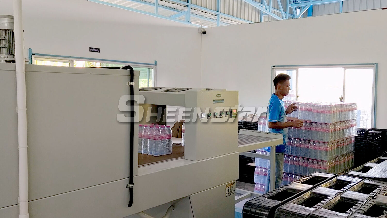 5000 bph drinkwaterproductielijn in klantfabriek