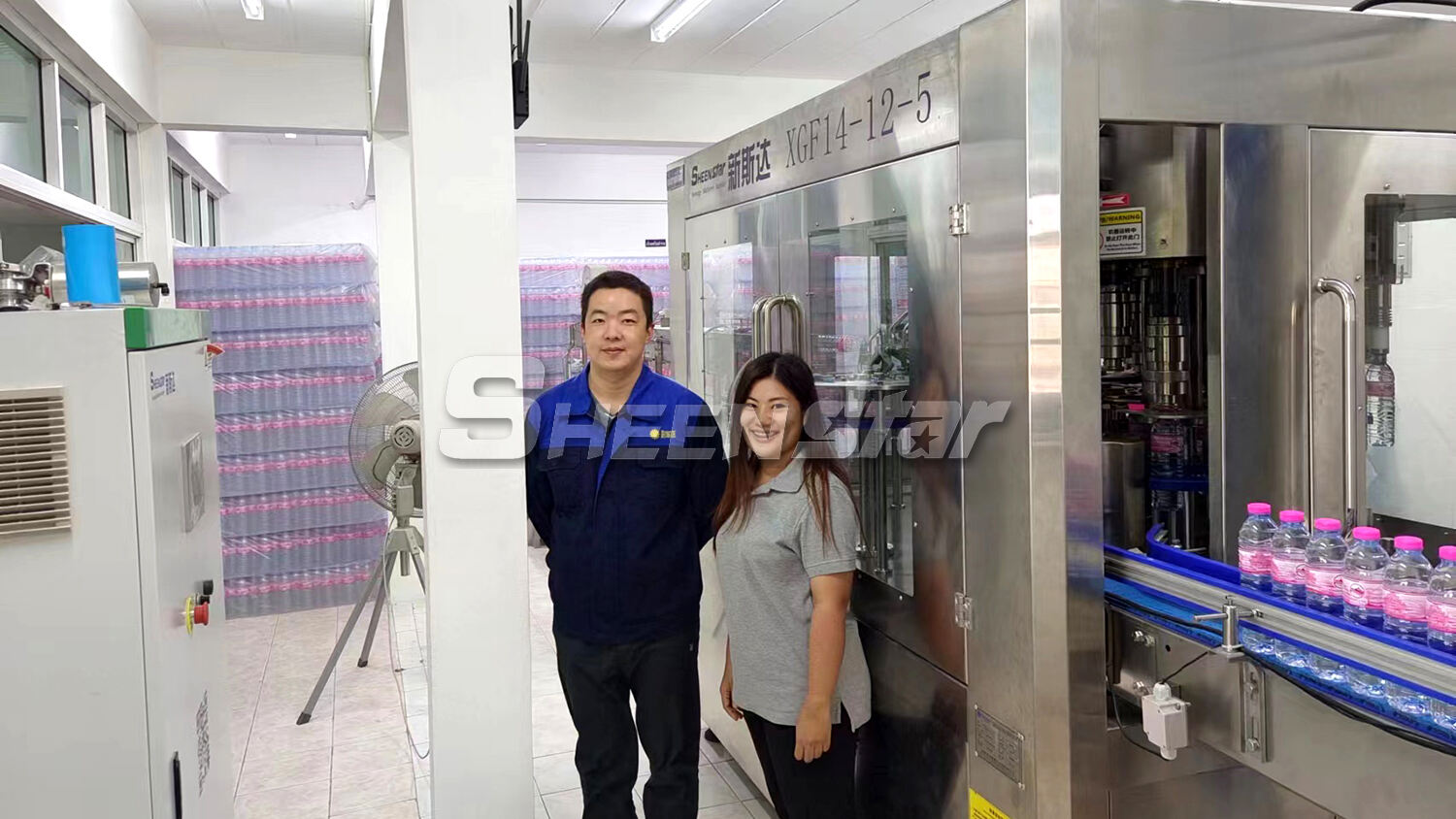 5000bph Drinking Water Producing Line in Customer Factory