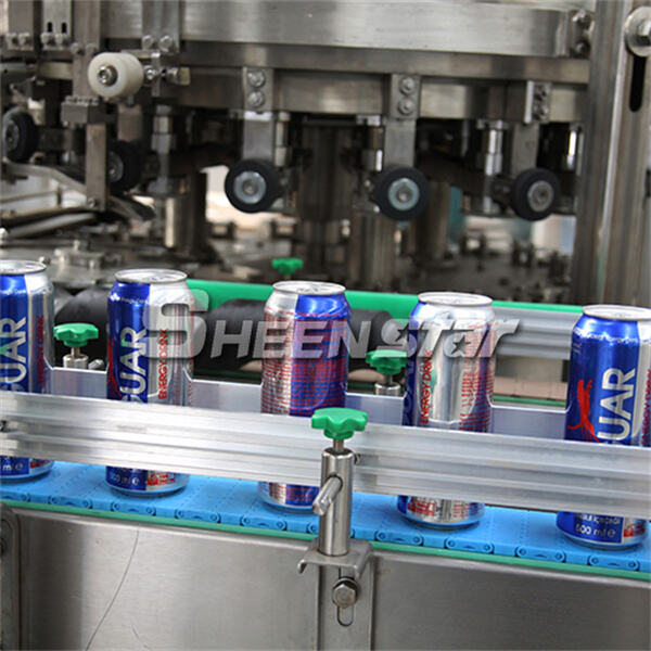 Características de seguridad en la máquina llenadora de latas de aluminio