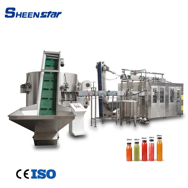 Development in juice bottling machine