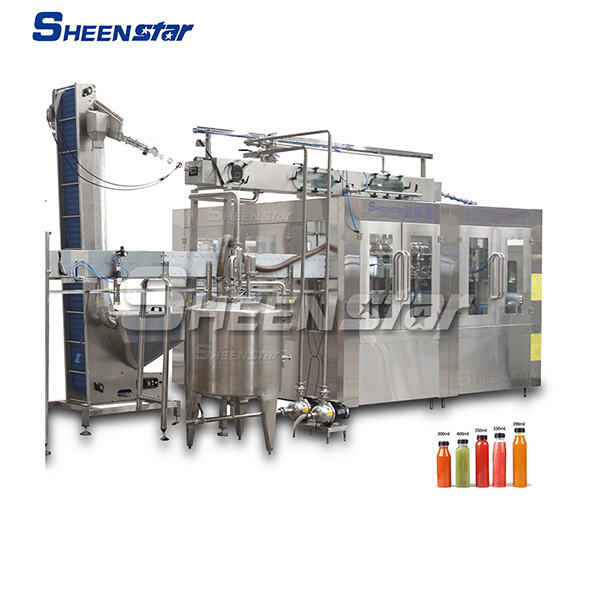 Compact Juice Filling Machine for Limited Spaces