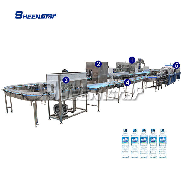 The importance of safety measures in maintaining a water bottling production line