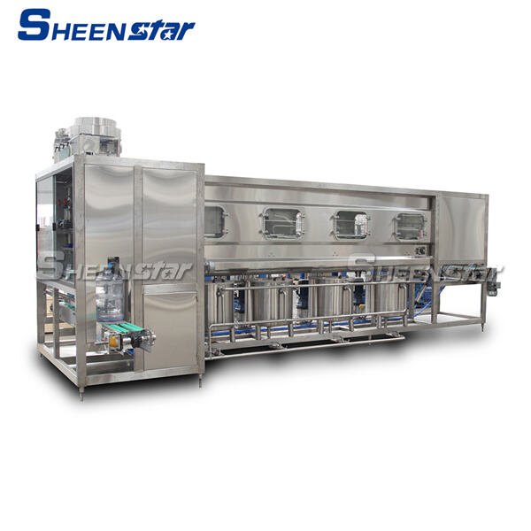 How to use the water bottling line?